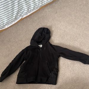 Zara boys zip up hoodie black size 6